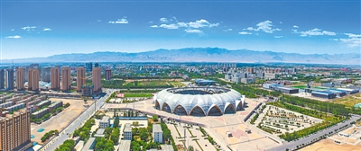 <p>　　贺兰山下西夏区。</p>