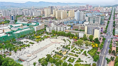 <p>　　固原市原州区城区楼宇耸立，路网纵横，城市面貌焕然一新。（资料图片）　　　　　　　　　　　　　　　　　　　　　　　　　　　　　　　　　　　　　本报记者　党硕　摄</p>